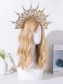 1 件波西米亚美杜莎女神水钻蛇纹头带，适合日常、派对、舞会、摄影和角色扮演 - 彩色 - 查看 8