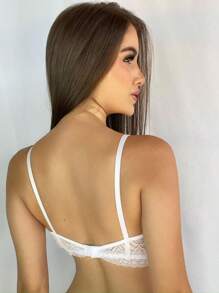 Charme Dela's Kit 2 Lace Bra Without Cup Lingerie - Màu be - Xem 4