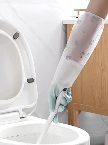 1 Đôi Găng Tay Vệ Sinh Bền Và Chống Thấm Nước Cho Công Việc Nhà - Chống Trượt Và Chống Mài Mòn, Lý Tưởng Cho Nhà Bếp, Giặt Là Và Công Việc Nhà - Nhiều màu - Xem 4