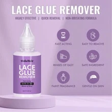 3入組/套蕾絲頭帶髮型延伸套裝,帶防水蕾絲假髮黏合劑,蕾絲假髮拆卸器&蕾絲黏合劑1.3盎司,隱形牢固貼合,防水蕾絲前假髮黏合劑 - 3 Piece Lace Glue Set - 查看 7