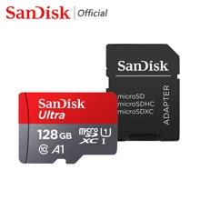 SANDISK SanDisk Ultra Micro SD Card With SD Adapter, Memory Card TF Flash Card 128GB 1.5TB 1TB 512GB 256GB 64GB 32gb For Phone Camera Monitor Drone Computer Gopro, U1 C10 A1 Mini SD Card, Up To 150MB/S