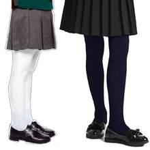 Mallas Escolares Acrilán, Catherine, Lisas, Duraderas - Azul - Ver 4