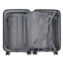 Lightweight ABS Trolley Case With Combination Lock And 4 Wheels For Business Travel Men & Women 19 Inch Carry On Cabin Suitcase 24 Inch And 28 Inch Check-In Luggage - 寶藍色 - 查看 10