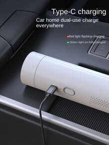 Aspirateur de voiture à grande aspiration sans fil, aspirateur à main portable pour voiture et maison, double fonction d'aspiration et de soufflage, super aspiration, longue durée de vie, aspirateur sans balai 3000 mAh