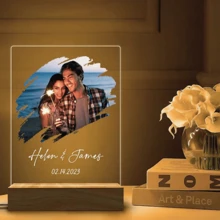 A Personalized Song Couple Collage Photo LED Night Light, Personalized Acrylic Night Light With Photos And Text, Customized Photo Lamp, Personalized Photo Collage LED Light, Couple Picture Frame, Personalized Photo Collage Gift, Bedroom Night Light, Birthday Gift, Couple Gift, Unique Wedding Gift, Anniversary Gift, Gift For Wife/Her/Girlfriend/Friends, Gift For Him/Boyfriend/Husband - Upload A Picture For A Personalized Birthday Present, Souvenir, Or Special Occasion Celebration.