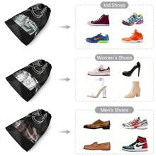 5/10 pièces Sac de rangement pour chaussures, organisateur de placard, sac de voyage non tissé portable, poche imperméable, sac suspendu pour vêtements classifiés, sac pour bottes, boîte de rangement pour chaussures, accessoires d'organisateur de chaussures pour les voyages, les vacances, les croisières, les vacances d'été, les sacs de voyage, les essentiels de voyage pour les dortoirs universitaires, la maison, l'école, l'hôtel