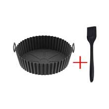 3 件套空气炸锅硅胶锅、空气炸锅硅胶篮碗、适用于 3 至 5 夸脱空气炸锅的硅胶烤盘锅、可重复使用的烤盘烤箱配件、硅胶空气炸锅内胆、空气炸锅配件 - 彩色 - 查看 17