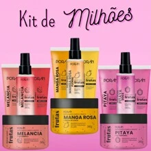 Exfoliating Kit + Soap + Moisturizer + Body Splash Body And Skin Fruits Bem Me Quero Poran - 火龍果 - 查看 1