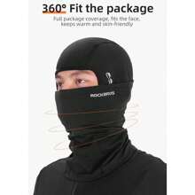ROCKBROS ROCKBRS Jazda motocyklem Maska pełnotwarzowa Nakrycia głowy Wełna Wiatroszczelna Sporty na świeżym powietrzu Maska zimowa Maska narciarska Czapka zimowa Ciepła kominiarka Męska i damska maska na głowę Ochraniacze na kask motocyklowy Kapelusz narciarski Maska motocyklowa Halloween Ochraniacze na kask Kapelusz śnieżny