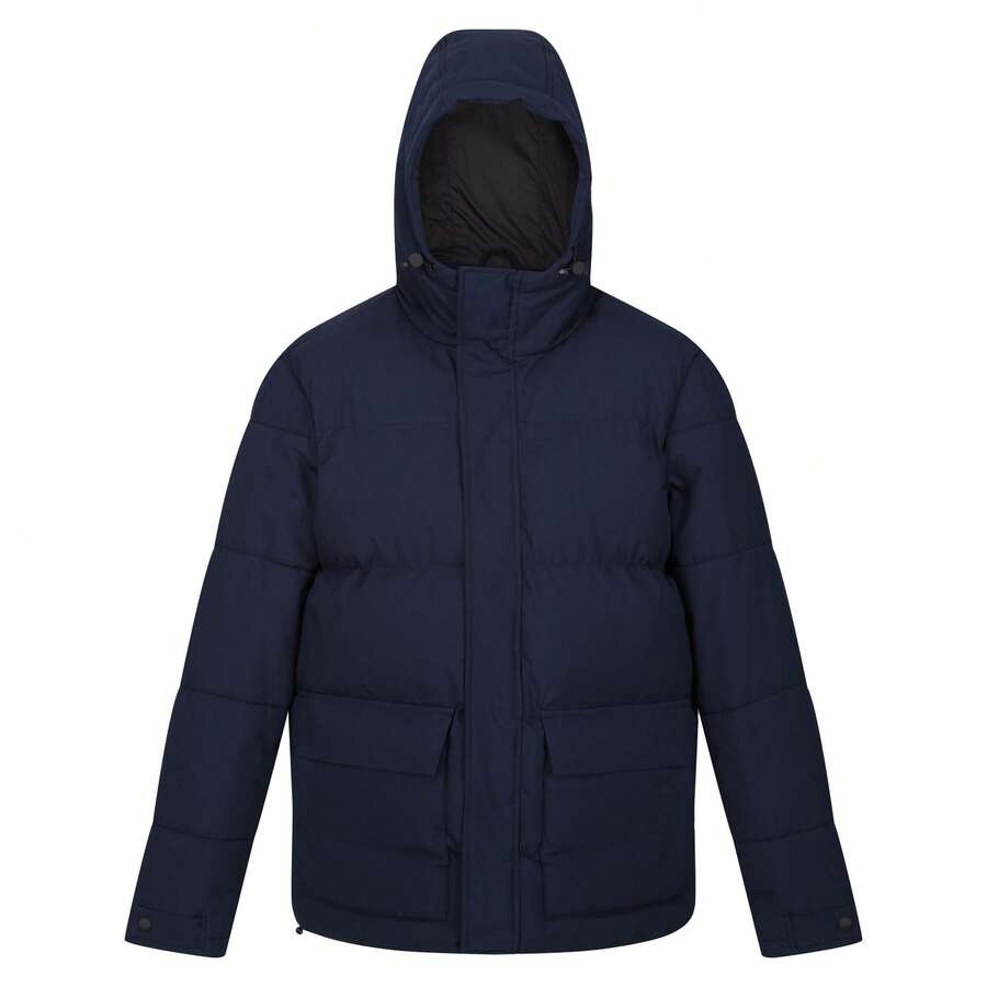Regatta Mens Falkner Padded Jacket (Navy) - Navy Blue - View 1