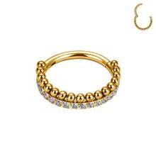 16G 鼻中隔环 方晶锆石鼻环 身体穿孔首饰 适用于鼻中隔/鼻子/耳轮/耳甲/软骨耳环 - 1 Pcs CZ 穿刺首飾 - 查看 7