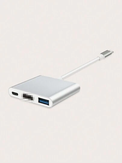 Type-C To USB 3.0 Adapter Converter HUB Extender, Phone To TV 4K HDMI-Compatible Cable