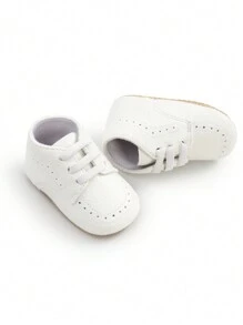 Infant Shoes, Toddler Boys/Girls Sports Shoes, Non-Slip Rubber Sole, Pre-Walker Shoes - White - View 9