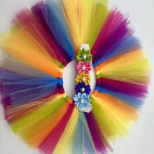 Conjunto de Saia + Faixa de Cabeça para Bebês Recém-Nascidas Meninas, Conjunto de Saia Tutu e Faixa de Cabeça, Faixa de Cabelo com Flor, Fantasia de Bebê e Criança Pequena, Acessório de Fotografia Princesa, Presente de Chá de Bebê, Decorações Familiares, Presentes de Chá de Bebê e Páscoa para Meninas/Meninos