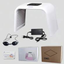 Espectrómetro de luz de color LED con función de pulverización con tecnología patentada, instrumento de belleza para el cuidado del espectro de diferentes longitudes de onda, instrumento de rejuvenecimiento de la piel de manos y piernas del cuerpo facial, atención médica en salones de belleza, instrumento de belleza para el manejo de la piel en el hogar - Tipo de Enchufe A USA (110-127V) - Ver 11