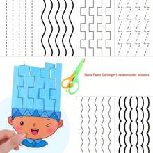 1pc/4pcs/19pcs/27pcs/133pcs Funny Little Hairstylist Paper Cutting Set, Handmade Game Props, Color Matching Training Tools, Creativity & Imagination Booster, Hobby Cultivation, DIY Fine Motor Skills Practice Origami Toy, Homemade Art Supplies Kit, Student Handcraft Small Gift/Birthday Gift/Learning Gift/Holiday Gift, Cultivate And Improve Hands-On Ability, Learning Ability