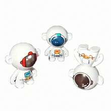 10个/30个迷你宇航员秋千模型，桌面减压摆件，完美节日礼物 - 彩色 - 查看 5