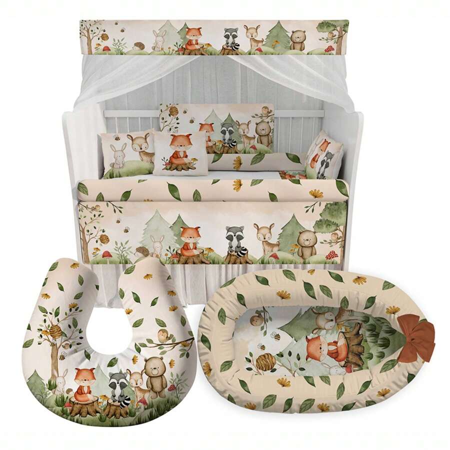 Reducing Nest Baby Room Kit Breastfeeding Cushion And Crib Kit KTPR374 - 米色 - 查看 1