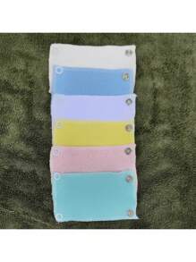 Kit 3 Baby Body Stretcher Extender 100% Cotton Suedine Boy Girl - Màu xanh lam - Xem 7