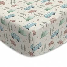 Premium Fitted Baby Boy Crib Sheets For Standard Crib Mattress - Ultra-Soft Jersey Knit Crib Mattress Sheet, Snug, Stylish Crib Sheet, 28''x52''x9'' Extra Deep Pocket Love Valentine