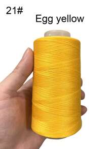 1 Rolo de Linha de Costura Doméstica 40/2 em 40 Cores, Preto e Branco, 3500 Jardas, para Artesanato em Roupas e Calças, Acessórios para Costura Manual, Linha de Costura DIY - Multicolorido - Ver 44