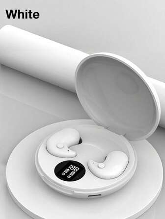 GENAI 迷你睡眠耳机，无线耳塞 5.3 入耳式轻便耳机内置麦克风，IPX5 防水，沉浸式优质音效，非常适合睡眠、锻炼、慢跑、瑜伽、失眠、航空旅行、冥想