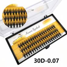 Knotless Tufted Eyelashes 30d 12mm Nesura Eyelash - Mi tự nhiên - Xem 2