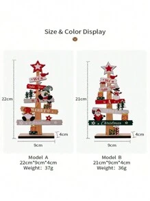 圣诞节餐桌装饰英文字母木盘雪人雪人小矮人老木饰物圣诞节 - LL-1241 - 查看 2