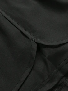 Biker Mini Short Deportivo Mallas Licra Hombre Gym Ejercicio - Negro - Ver 5