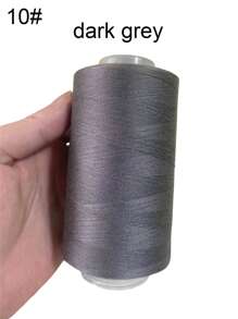 1 Rolo de Linha de Costura Doméstica 40/2 em 40 Cores, Preto e Branco, 3500 Jardas, para Artesanato em Roupas e Calças, Acessórios para Costura Manual, Linha de Costura DIY - Multicolorido - Ver 19