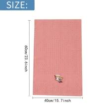 4 Khăn Nhà Bếp Thêu Bánh Waffle, Khăn Lau Siêu Mềm Thấm Hút Số Lượng Lớn 16 "X24" Để Rửa Và Sấy Bát Đĩa, Khăn Trà/Thanh Màu Sắc Rực Rỡ - Nhiều màu - Xem 3