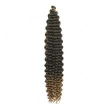 Deep Water Wave 22inch Wholesale Curly Crochet Braid Hair Ombre Wavy Curls Water Wave With Curly Ends - Multicolor - View 11
