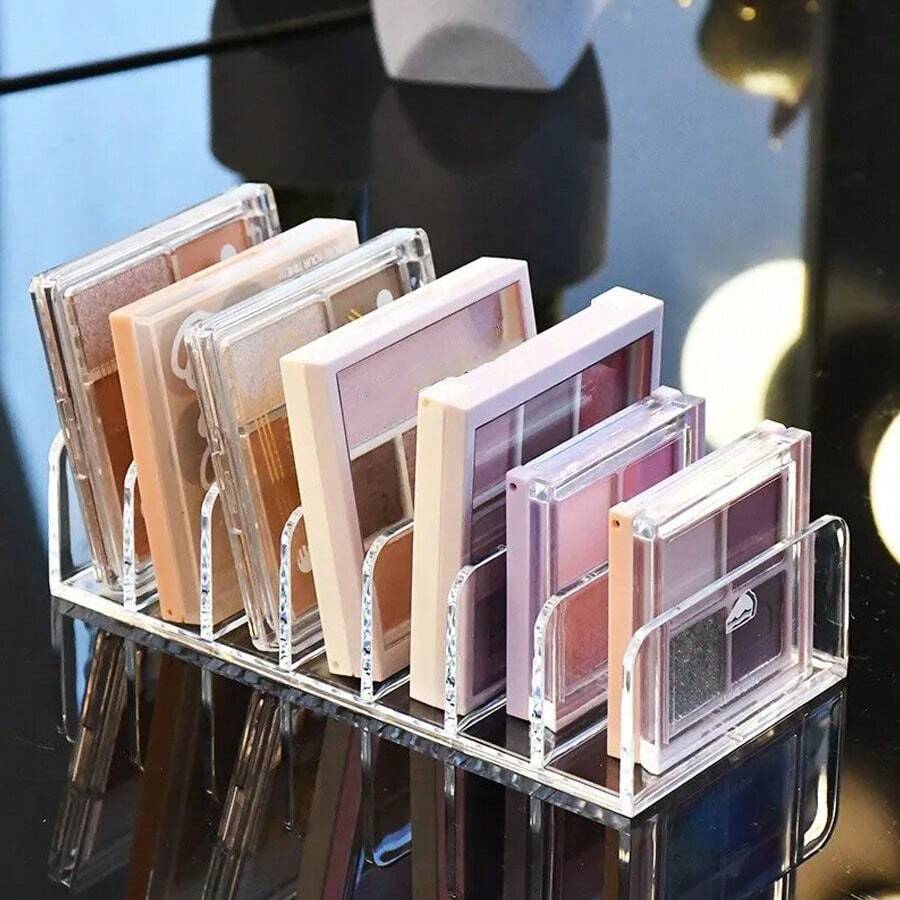 Eye Shadow Tray Storage Rack Transparent Powder Box Desktop Drawer Compartment Color Cosmetics Shelf - Multicolor - View 1