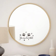 1pc olho & borboleta adesivos decalque de parede decalque à prova dwaterproof água adesivos quarto coisas decoração para casa para penteadeira sala de estar sala de maquiagem para irmãs, mãe para irmãs, mãe