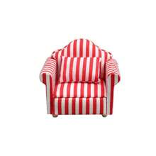Mini canapea pentru casă de păpuși la scară 1:12 - ideală pentru joacă imaginativă și pentru decorarea casei de păpuși, decorarea camerei