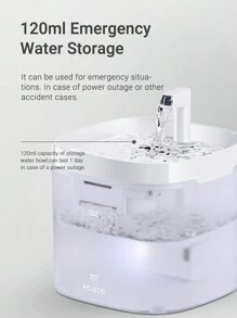 ROJECO ROJECO Automatic Cat Water Fountain , 1.5L/50oz Transparent Pet Water Dispenser For Cats Dog Smart Drinking Fountain Purifier Accessories