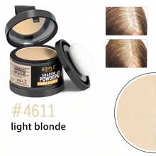 GOIPLE 0.18盎司/5克发际线粉，防水，瞬间遮盖白发根，遮瑕膏，蕾丝假发修复，阴影粉，填充太阳穴、眉毛、胡须、假发网和额头，改良轮廓边缘遮瑕化妆工具