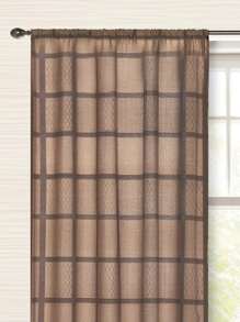 Home Elephant Curtains - Brown - View 3