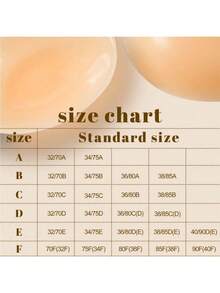 1 Pair Adhesive Bra Invisible Sticky Strapless Push Up Backless Reusable Silicone Covering Nipple Bras - Apricot - View 4