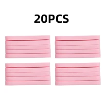 10Pcs 20 Pcs Compressed Face Wash  Wash Face Sponge Clean Face Powder Puff Cleansing Beauty Strip - Pink - View 7