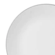 Luxury Porcelain Dessert Plate With Silver Edge 19cm Legacy Silver Mesa Posta - 白色 - 查看 3