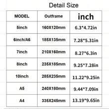 Acrylic Photo Frame 5"/ 6"/ 7"/ 8"/ 10"/ A5/ A4 Certificate Camp Poster Display Stand Rectangle Paper Frame Desktop Decor Gifts Birthday Graduation