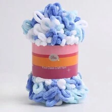 1 件/8 米柔软毛绒球纱线，100 克绞纱，适用于 DIY 手工编织娃娃、包包、毛衣、毛毯 - 彩色 - 查看 10