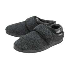 Dunlop Orthapedic Easy Close  Slippers For Men (Charcoal) - Fast Shipping And Quick Delivery - Grey - View 1
