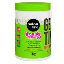 Hair Gelatin, ToDeCacho, Super Definition, Vegan - Wavy, Curly And Frizzy Hair, 1 Kg Salon Line - 綠色 - 查看 3