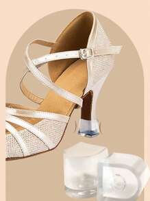 1/3双高跟鞋套，防滑拉丁纤细高跟舞鞋套，鞋子护理套，鞋子保护套，耐磨套