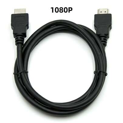 1080P Basics 高速高清电视线 (18Gbps, 4K/60Hz) - 1 包，黑色