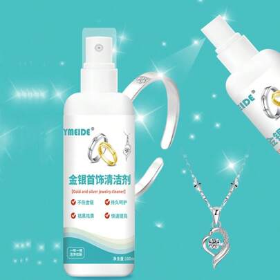 Jewelry Cleaning Solution - Non-Abrasive Silver Cleaner, Polishing Agent For Rings, Diamonds And Jewelry