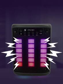 KTS-1901 RGB Bluetooth Speaker - Premium Audio, Colorful LED Lights, Wireless Connectivity Ideal For Parties And Events KTS-1335 RGB Bluetooth Speaker - Powerful Sound, Vibrant Lights, Portable And USB Recharge - 黑色 - 查看 3