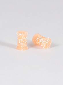 PAIR Silicone Ear Gauge Flexible Soft Double Flared Saddle Ear Plugs Cool Lines Ear Stretchers Tunnels Expanders Body Jewelry - As Shown - View 66